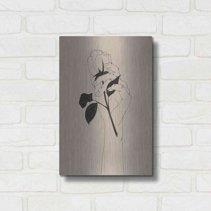 Luxe Metal Art 'You're the One II' by Grace Popp, Metal Wall Art,12x16
