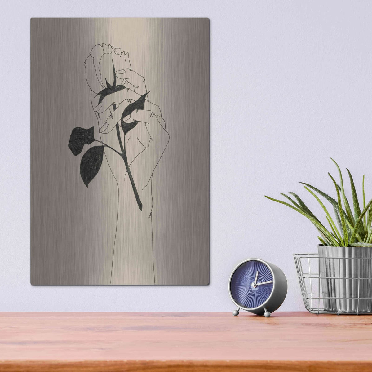 'You're the One II' by Grace Popp – Metal Wall Art, 12x16 room view