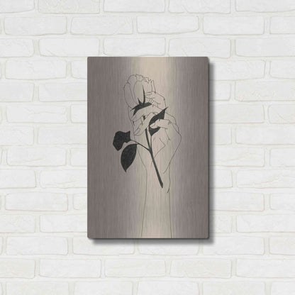 Luxe Metal Art 'You're the One II' by Grace Popp, Metal Wall Art,16x24