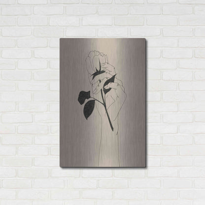 Luxe Metal Art 'You're the One II' by Grace Popp, Metal Wall Art,24x36