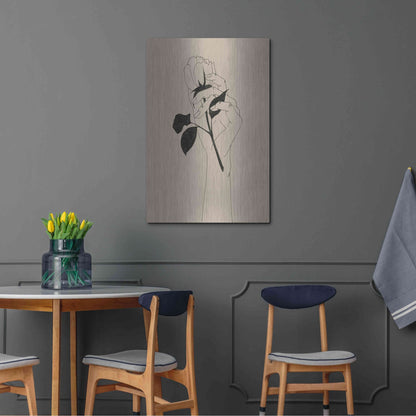 Luxe Metal Art 'You're the One II' by Grace Popp, Metal Wall Art,24x36