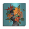Luxe Metal Art 'Tangerine Tropics II' by Grace Popp, Metal Wall Art