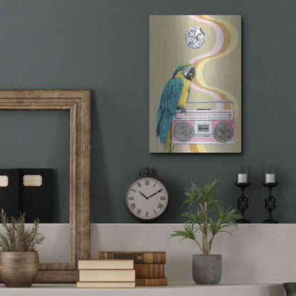 Luxe Metal Art 'High Rollers Collection B' by Grace Popp, Metal Wall Art,12x16