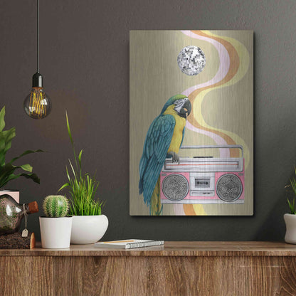 Luxe Metal Art 'High Rollers Collection B' by Grace Popp, Metal Wall Art,12x16