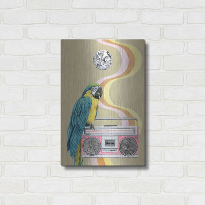 Luxe Metal Art 'High Rollers Collection B' by Grace Popp, Metal Wall Art,16x24