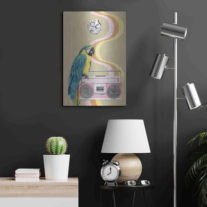 Luxe Metal Art 'High Rollers Collection B' by Grace Popp, Metal Wall Art,16x24