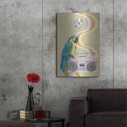 Luxe Metal Art 'High Rollers Collection B' by Grace Popp, Metal Wall Art,24x36