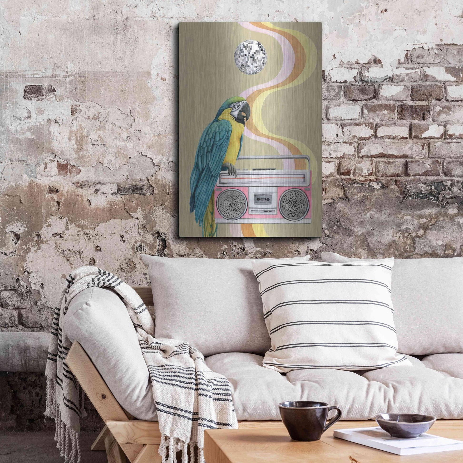 Luxe Metal Art 'High Rollers Collection B' by Grace Popp, Metal Wall Art,24x36