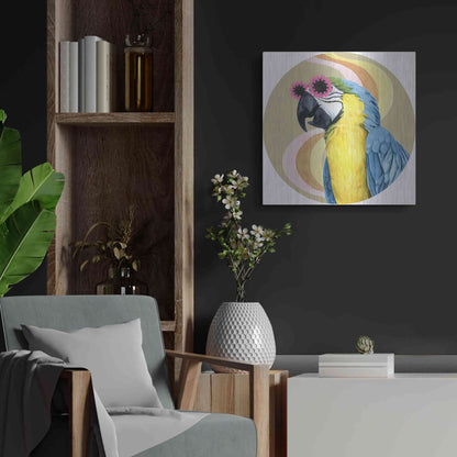 Luxe Metal Art 'High Rollers Collection C' by Grace Popp, Metal Wall Art,24x24