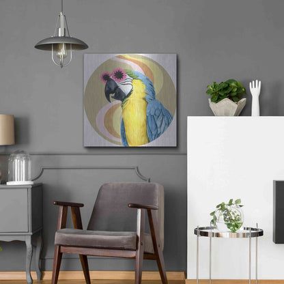 Luxe Metal Art 'High Rollers Collection C' by Grace Popp, Metal Wall Art,24x24