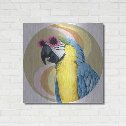 Luxe Metal Art 'High Rollers Collection C' by Grace Popp, Metal Wall Art,36x36