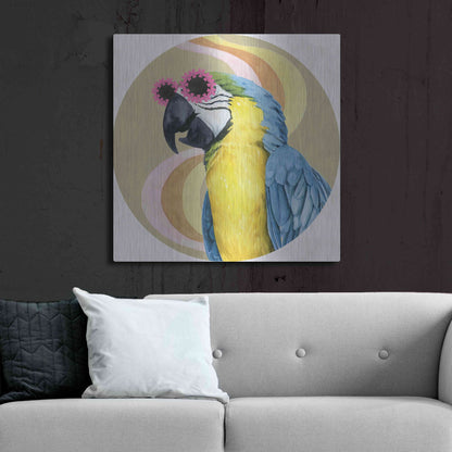 Luxe Metal Art 'High Rollers Collection C' by Grace Popp, Metal Wall Art,36x36