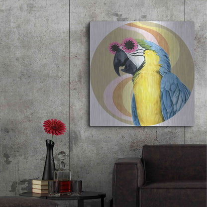 Luxe Metal Art 'High Rollers Collection C' by Grace Popp, Metal Wall Art,36x36
