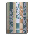 Luxe Metal Art 'Checkered Cutting I' by Grace Popp, Metal Wall Art