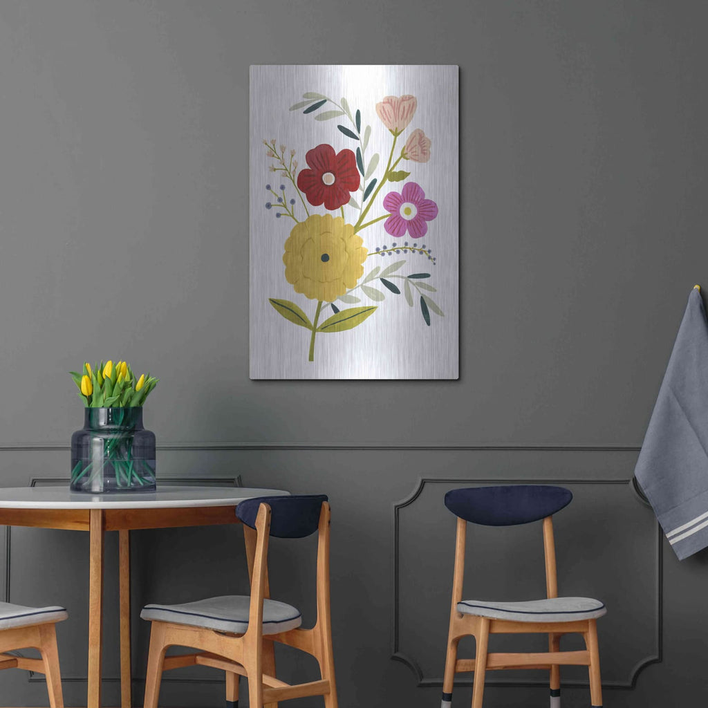 'Simple Flora IV' by Victoria Barnes – Metal Wall Art, 24x36 room view