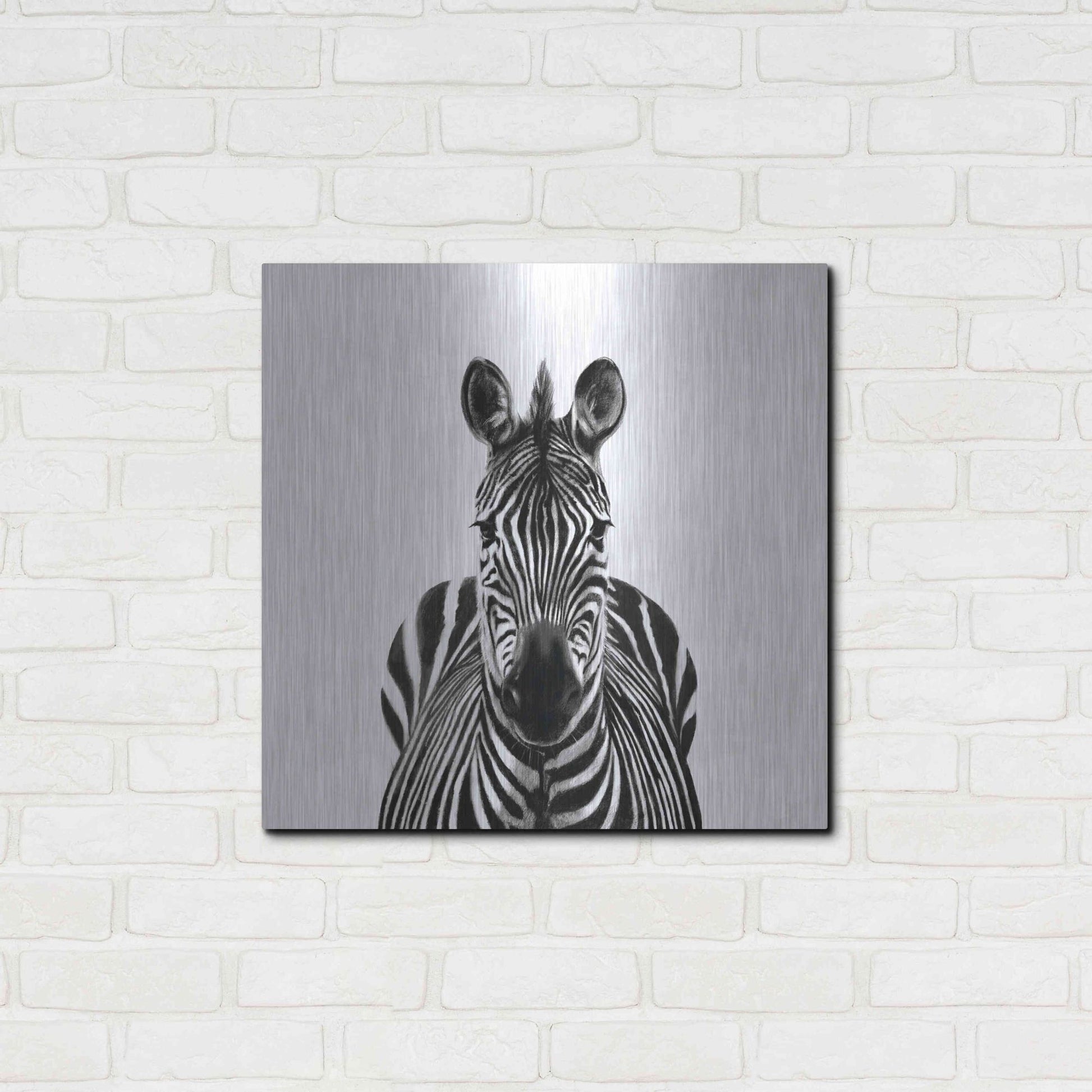 Luxe Metal Art 'Back Up Plan III' by Victoria Barnes, Metal Wall Art,24x24