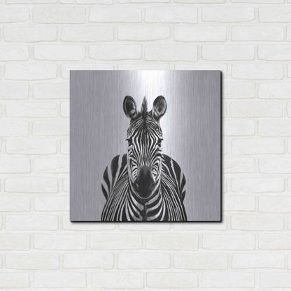 Luxe Metal Art 'Back Up Plan III' by Victoria Barnes, Metal Wall Art,24x24