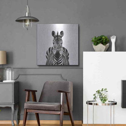 Luxe Metal Art 'Back Up Plan III' by Victoria Barnes, Metal Wall Art,24x24