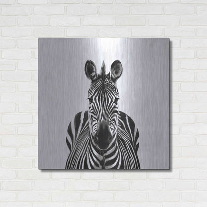 Luxe Metal Art 'Back Up Plan III' by Victoria Barnes, Metal Wall Art,36x36