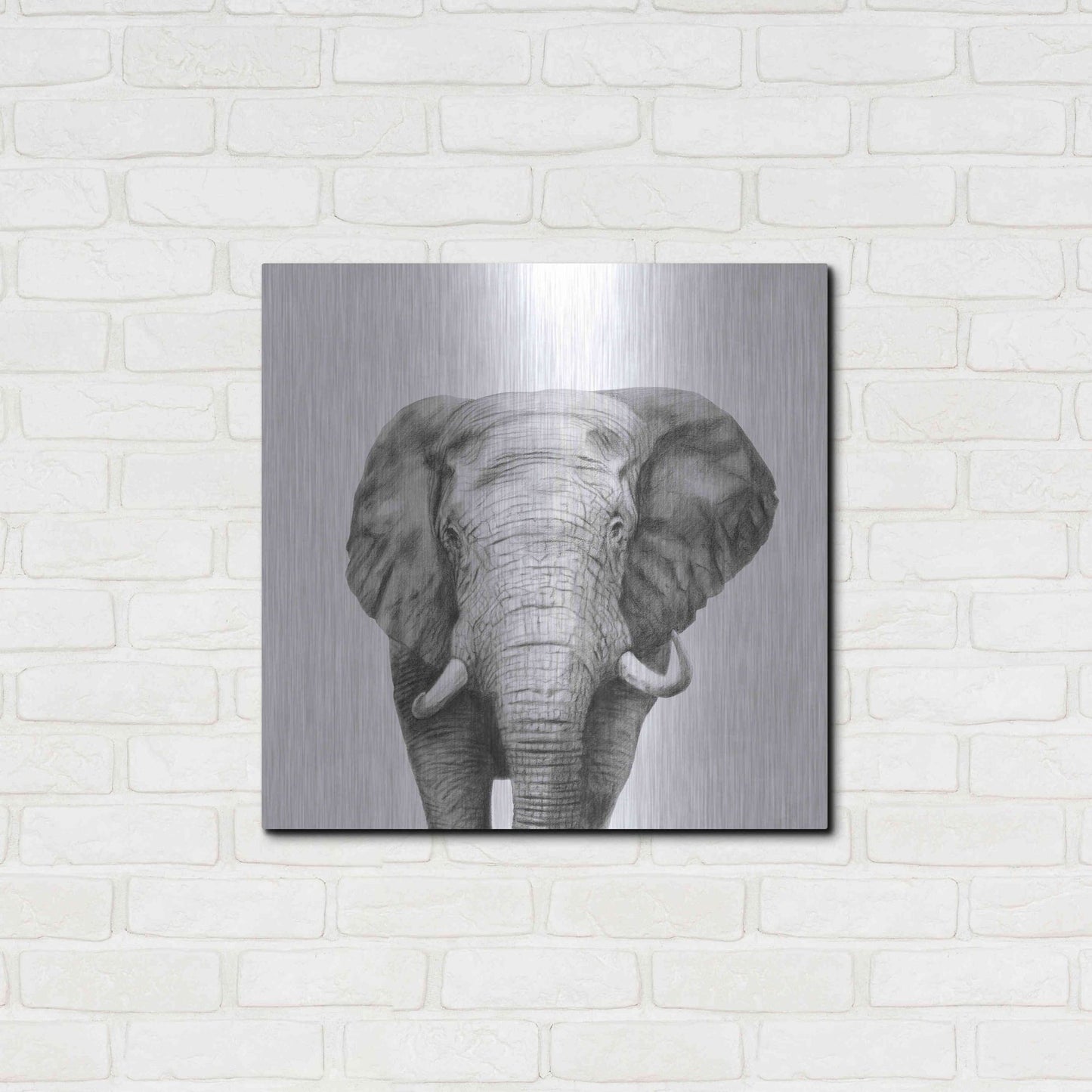 Luxe Metal Art 'Back Up Plan IV' by Victoria Barnes, Metal Wall Art,24x24