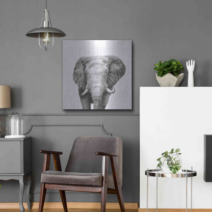 Luxe Metal Art 'Back Up Plan IV' by Victoria Barnes, Metal Wall Art,24x24