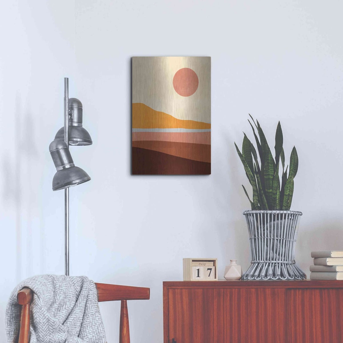 'Sunseeker Landscape I' by Victoria Barnes – Metal Wall Art, 16x24 room view