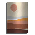 Luxe Metal Art 'Sunseeker Landscape II' by Victoria Barnes, Metal Wall Art