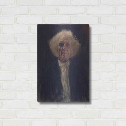 Luxe Metal Art 'Blind Man' by Gustav Klimt, Metal Wall Art,16x24
