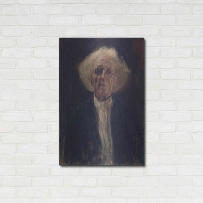 Luxe Metal Art 'Blind Man' by Gustav Klimt, Metal Wall Art,24x36
