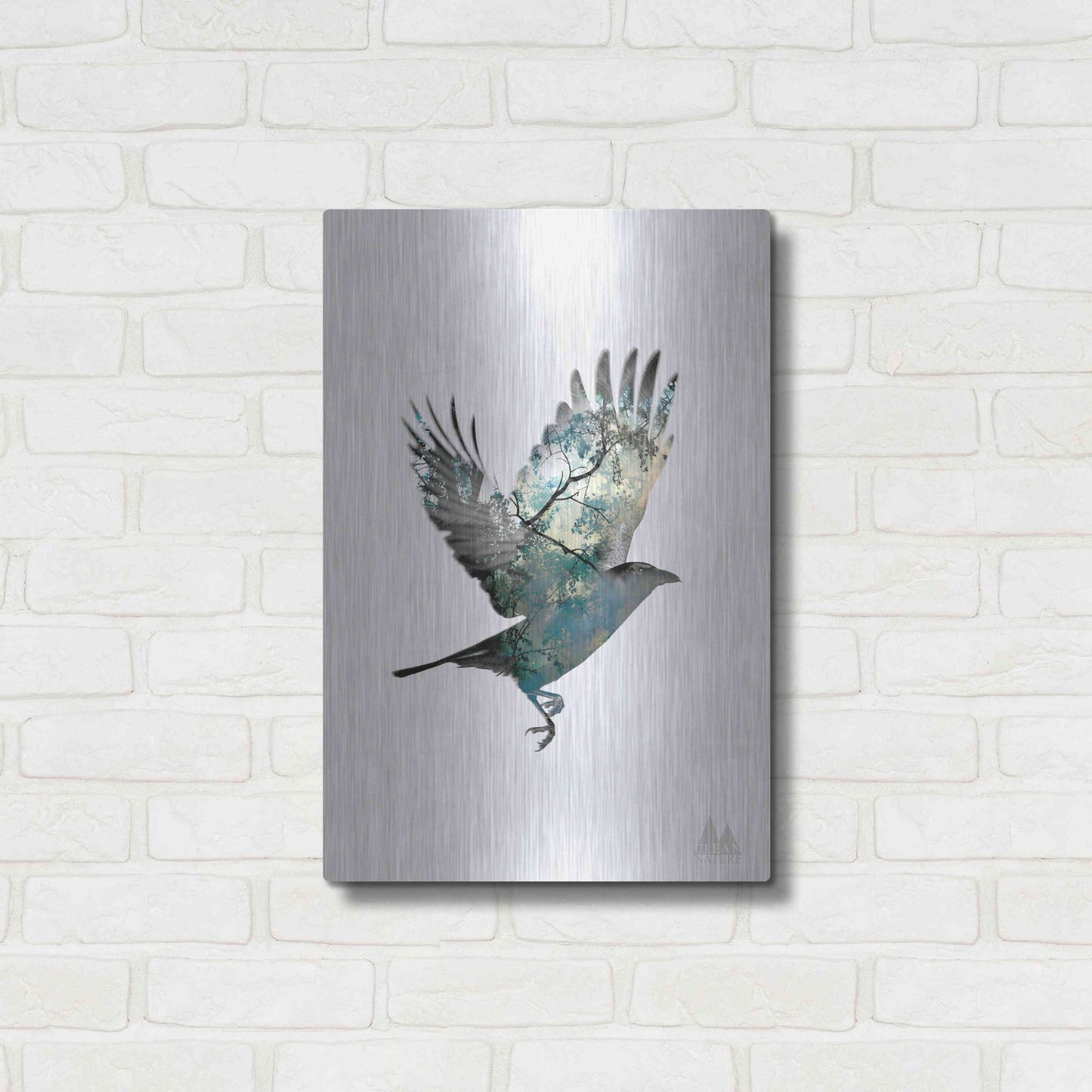 Luxe Metal Art 'Bird' by Clean Nature, Metal Wall Art,16x24