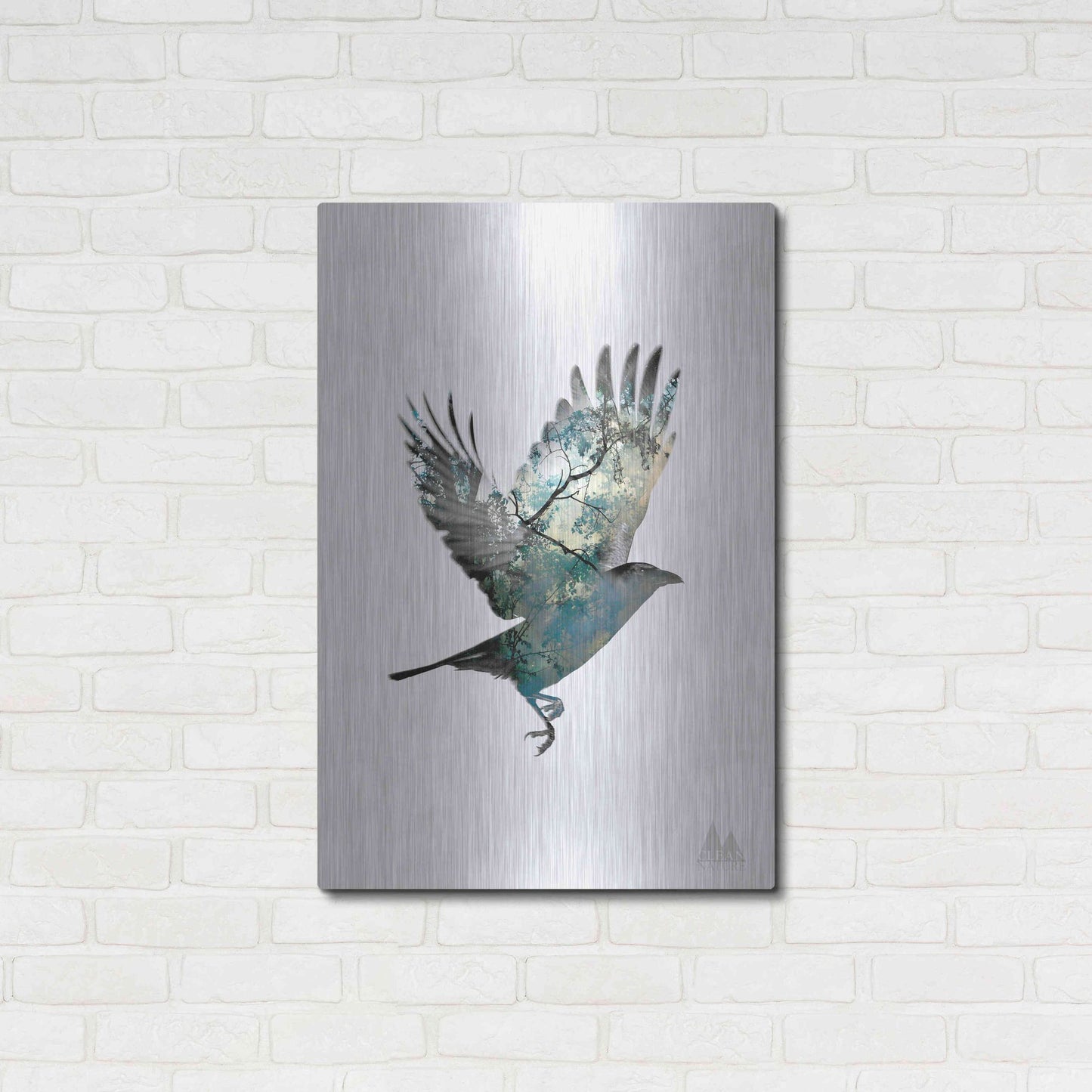 Luxe Metal Art 'Bird' by Clean Nature, Metal Wall Art,24x36