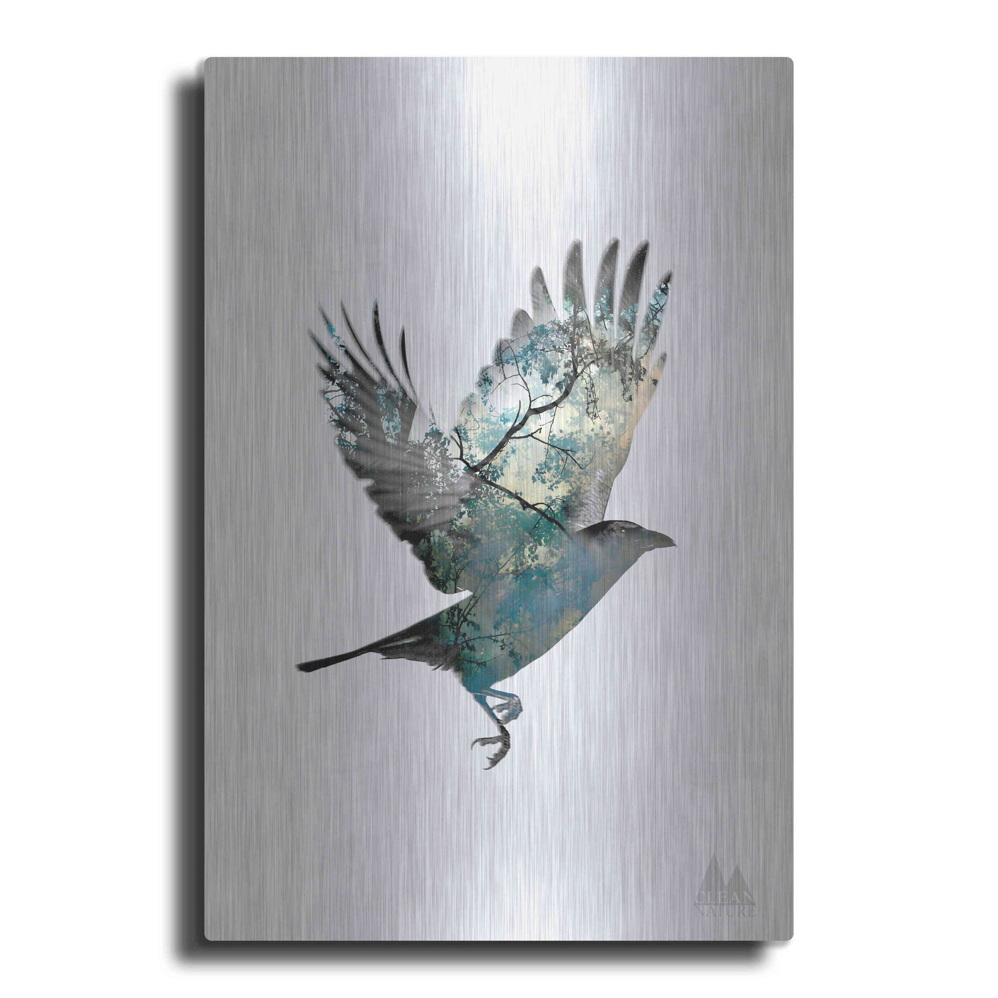 Luxe Metal Art 'Bird' by Clean Nature, Metal Wall Art