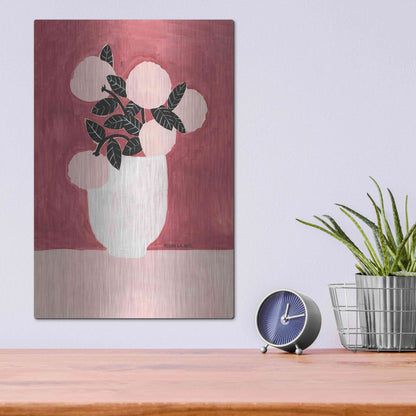 Luxe Metal Art 'Posy Vase' by Megan Galante, Metal Wall Art,12x16