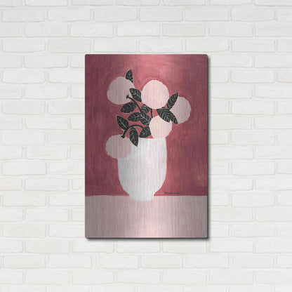 Luxe Metal Art 'Posy Vase' by Megan Galante, Metal Wall Art,24x36