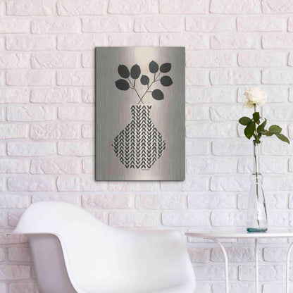 Luxe Metal Art 'Vadim Vase' by Megan Galante, Metal Wall Art,16x24