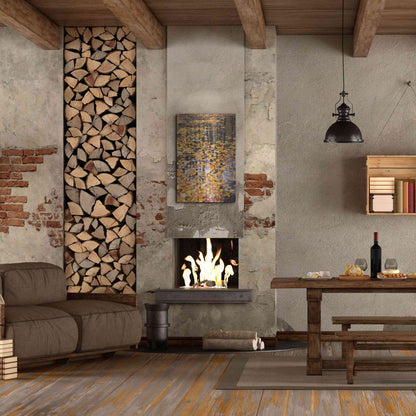 Luxe Metal Art 'Autumn Detail' by John Gavrilis, Metal Wall Art,24x36