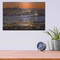 'Bay Bridge from Berkeley' by John Gavrilis – Metal Wall Art, 16x12 room view