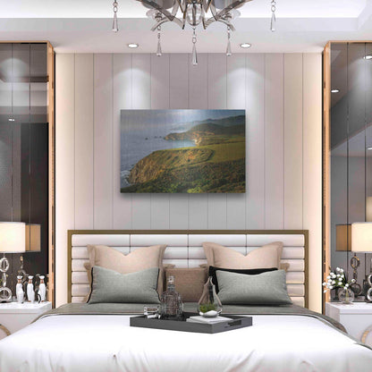 Luxe Metal Art 'Bixby Bridge' by John Gavrilis, Metal Wall Art,36x24