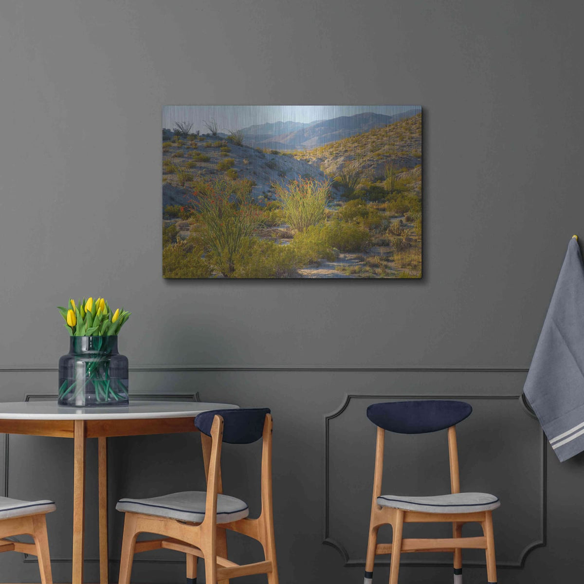 'Desert Ocotillo Landscape' by John Gavrilis – Metal Wall Art, 36x24 room view