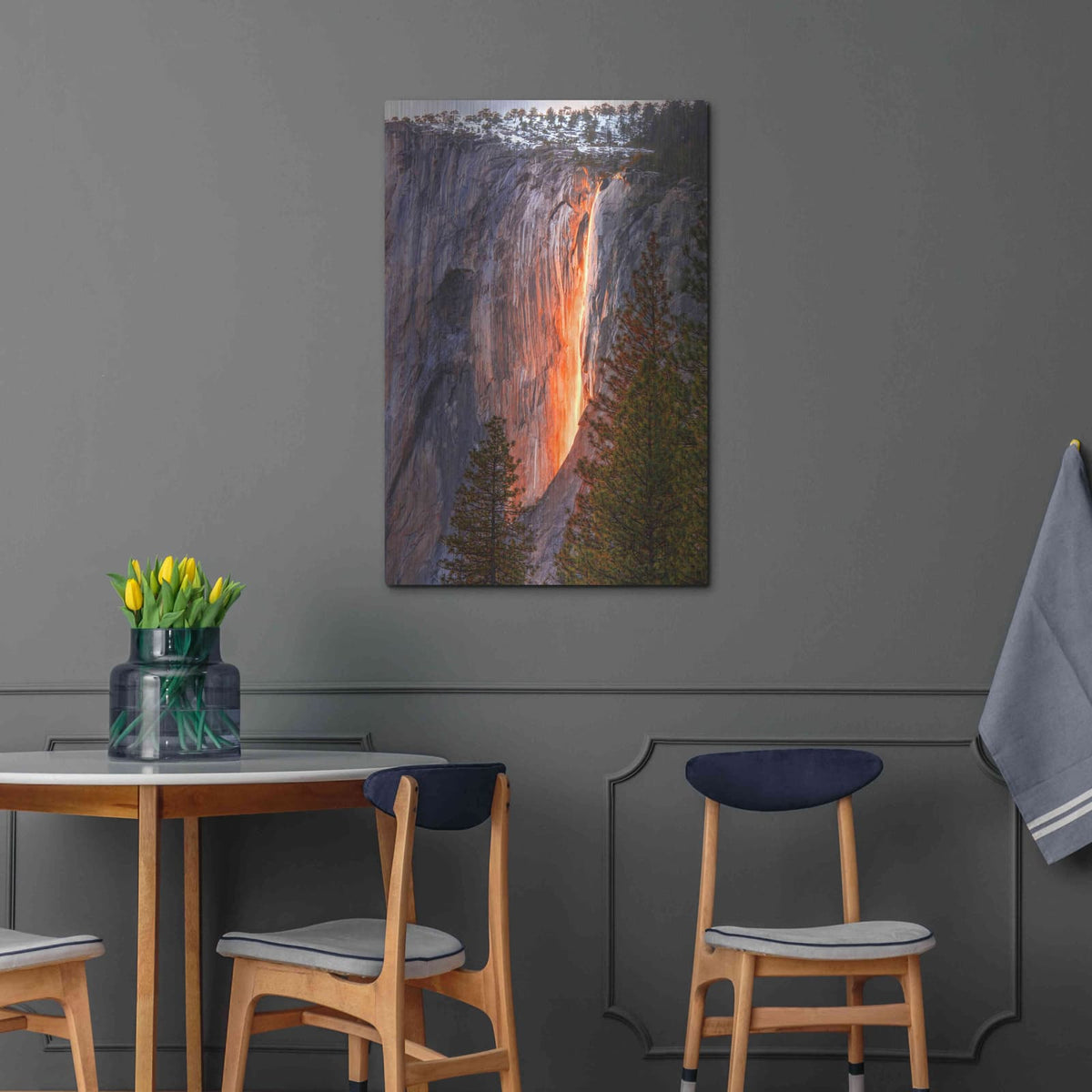 'Horsetail Fall' by John Gavrilis – Metal Wall Art, 24x36 room view
