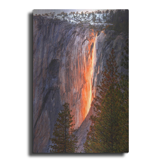 'Horsetail Fall' by John Gavrilis, Metal Wall Art