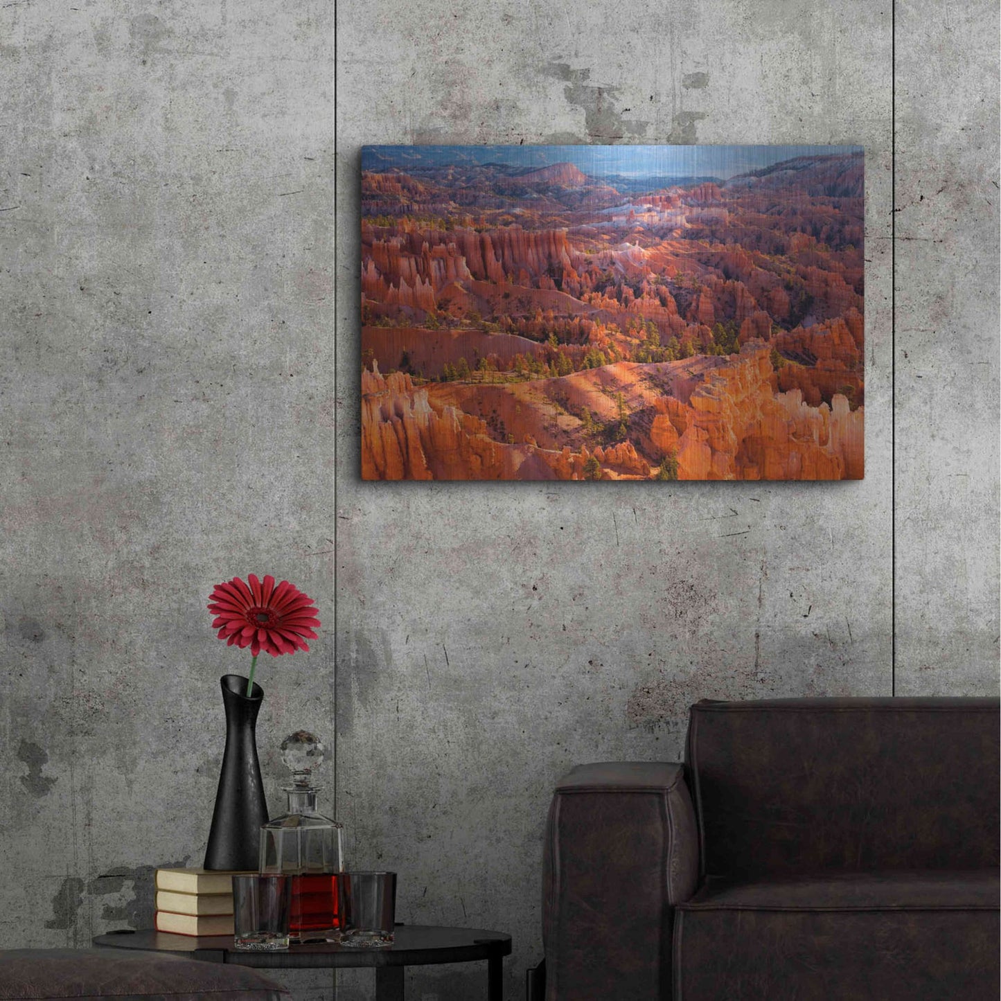 Luxe Metal Art 'Morning Light' by John Gavrilis, Metal Wall Art,36x24