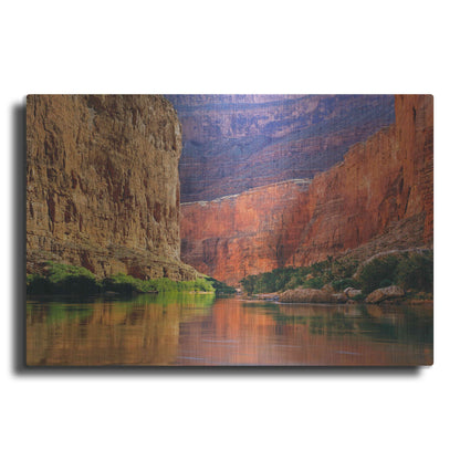 'Red Wall Gorge' by John Gavrilis, Metal Wall Art