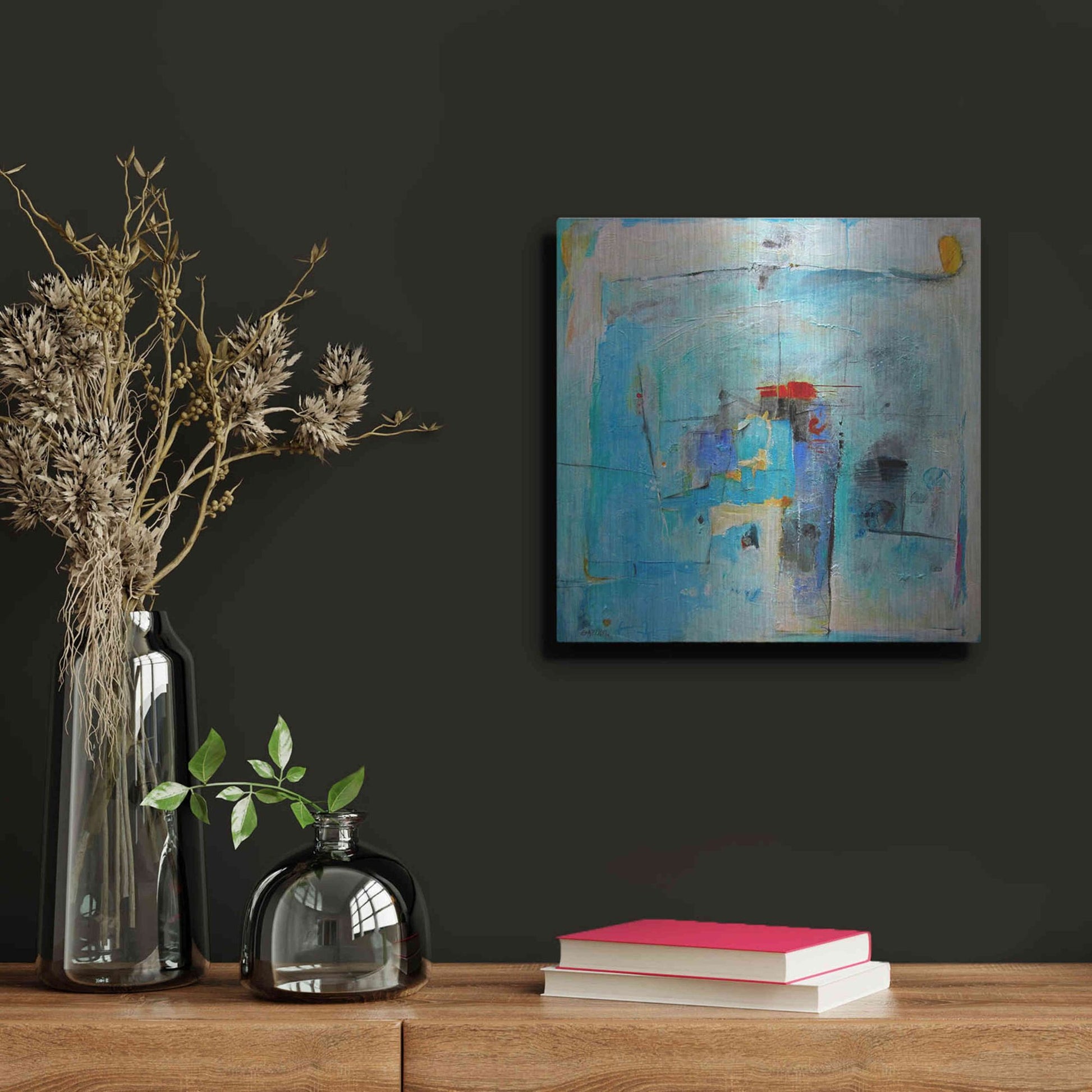 Luxe Metal Art 'Assembly Required' by Dorothy Gaziano, Metal Wall Art,12x12