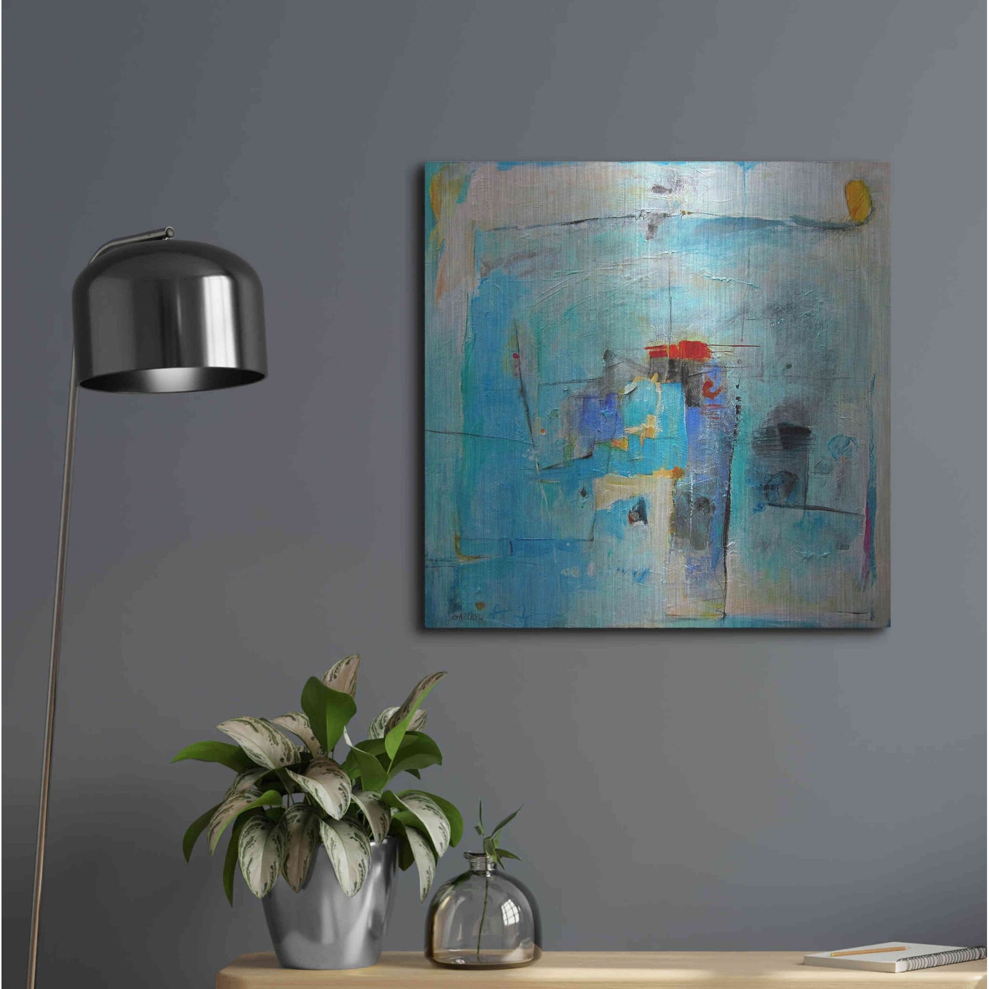 Luxe Metal Art 'Assembly Required' by Dorothy Gaziano, Metal Wall Art,24x24