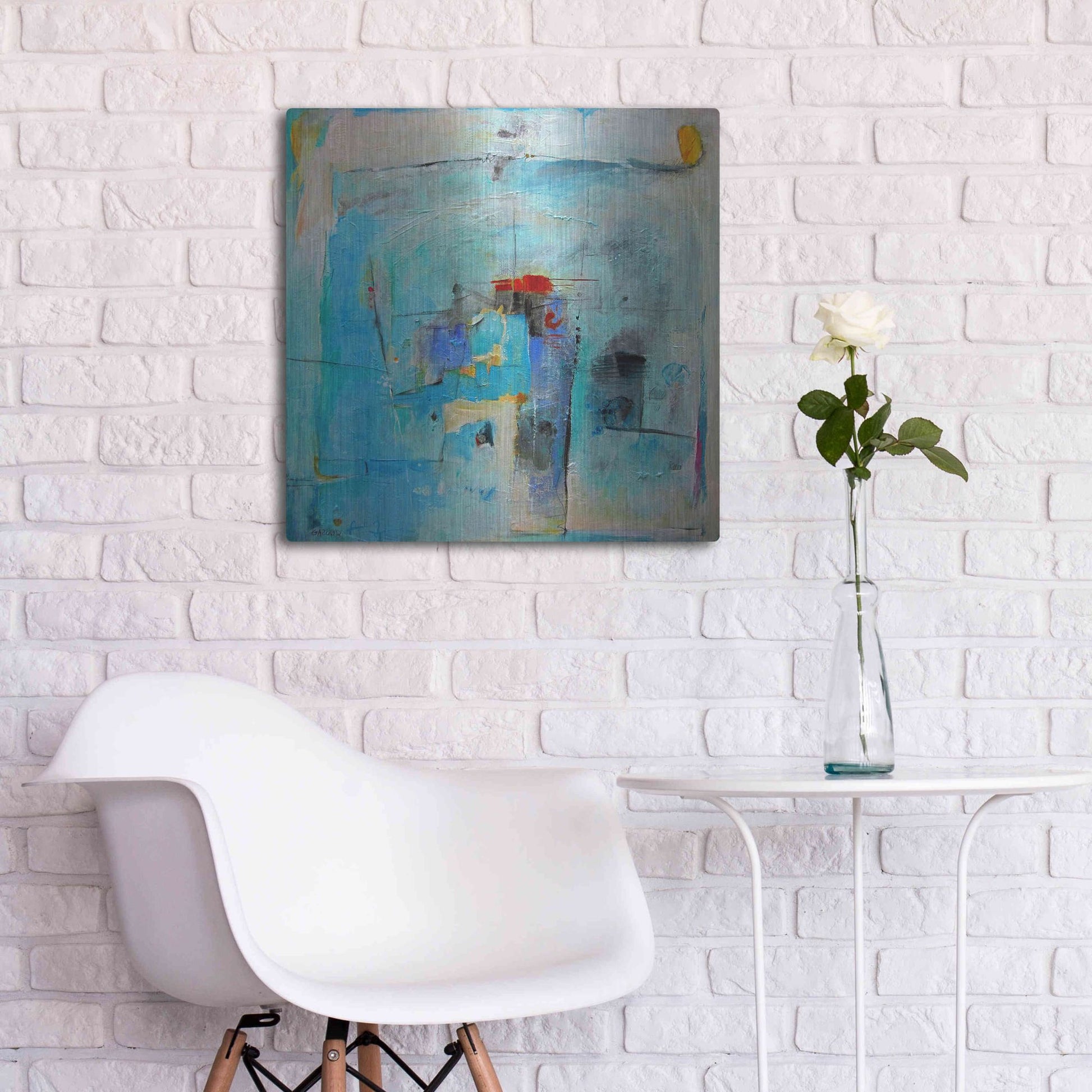 Luxe Metal Art 'Assembly Required' by Dorothy Gaziano, Metal Wall Art,24x24