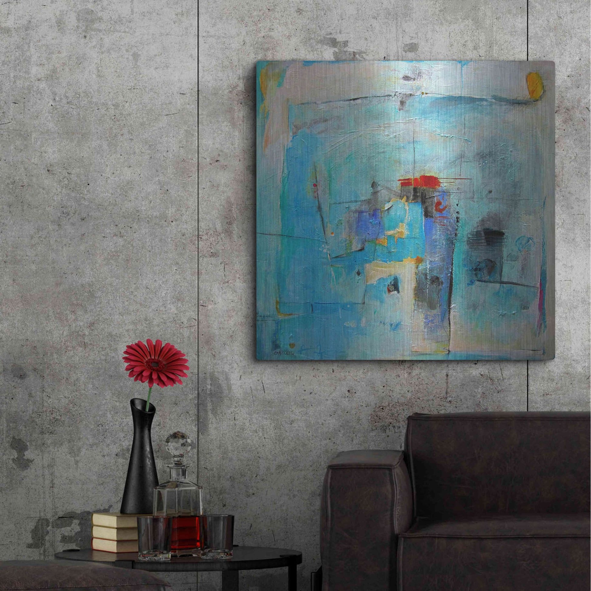 Luxe Metal Art 'Assembly Required' by Dorothy Gaziano, Metal Wall Art,36x36