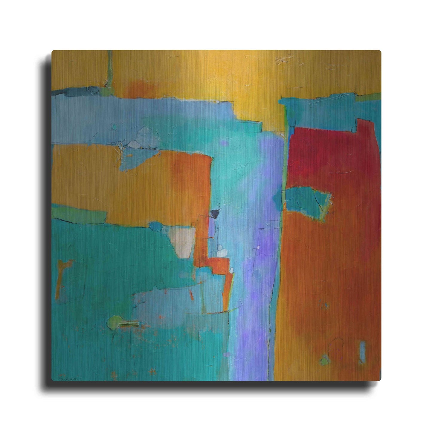 'Shades of a City' by Dorothy Gaziano, Metal Wall Art