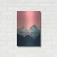 Luxe Metal Art 'Low Poly Mountain 7' by GeoMania, Metal Wall Art,16x24