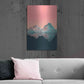 Luxe Metal Art 'Low Poly Mountain 7' by GeoMania, Metal Wall Art,24x36